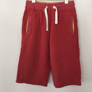 Mini Boden Washed Red Shorts - size 13Y